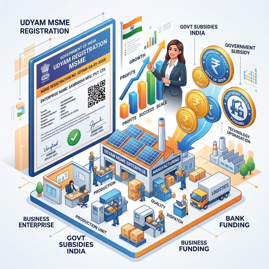 Udyam MSME Registration | Udyam MSME Registration Udyam MSME Registration — Udyam MSME Government Registration & Business Subsidies — TaxQue