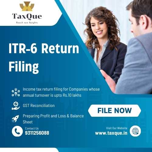 ITR-6 Return Filing