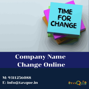 Company Name Change Online