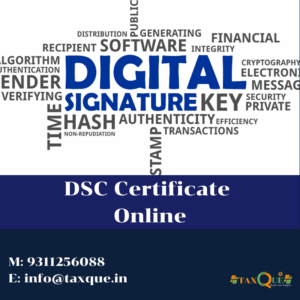 DSC Certificate Online