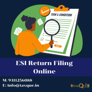 ESI return filing online
