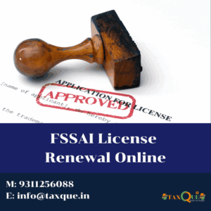FSSAI License Renewal Online