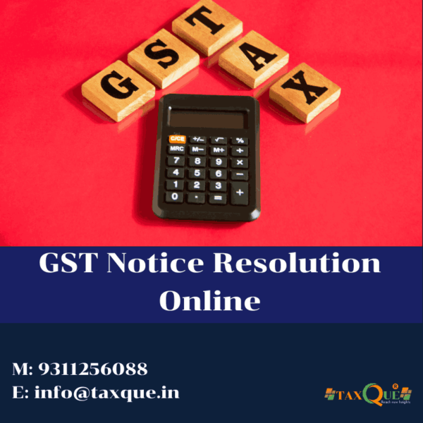 GST Notice Resolution Online