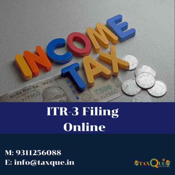 ITR-3 Filing Online