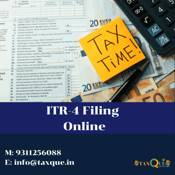 ITR-4 Filing Online