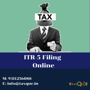 ITR-5 Filing Online