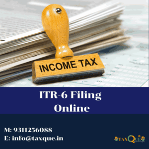 ITR-6 Filing Online