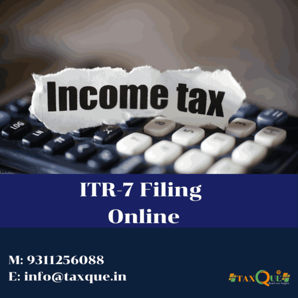 ITR-7 Filing Online
