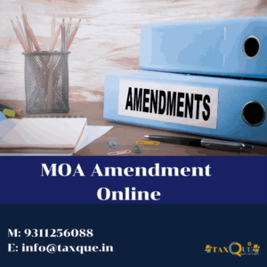 MOA Amendment Online